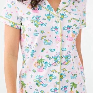 Roller Rabbit Pool Party Polo Pajama Set